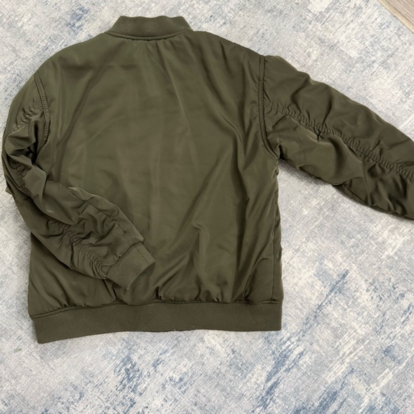 Zara Kids Olive Bomber Jacket - Picture 5 of 9
